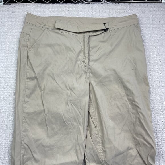 Mountain Equipment Co-Op MEC Hiking Tech Pants Women Sz 14 Beige / Tan Read - Picture 2 of 16